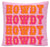Iscream Howdy Cowgirl Chenille Pillow