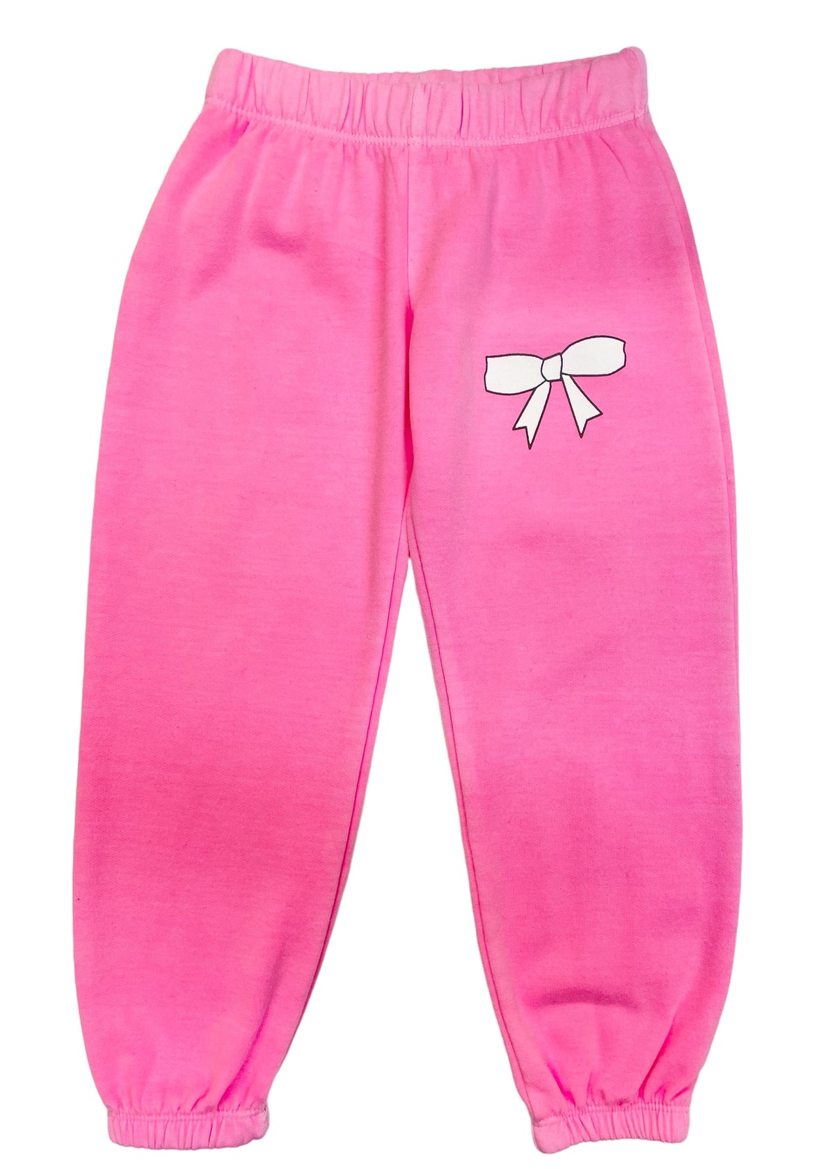 Pantalón deportivo con lazo de Firehouse Clothing - Rosa neón