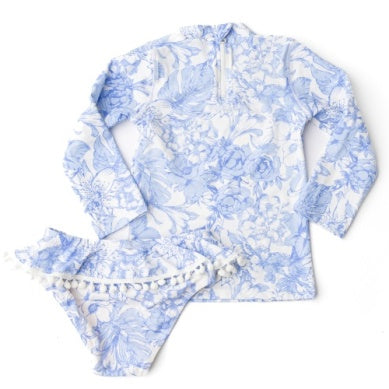 Shade Critters Tropcial Blues 2pc Long Sleeve Rashguard