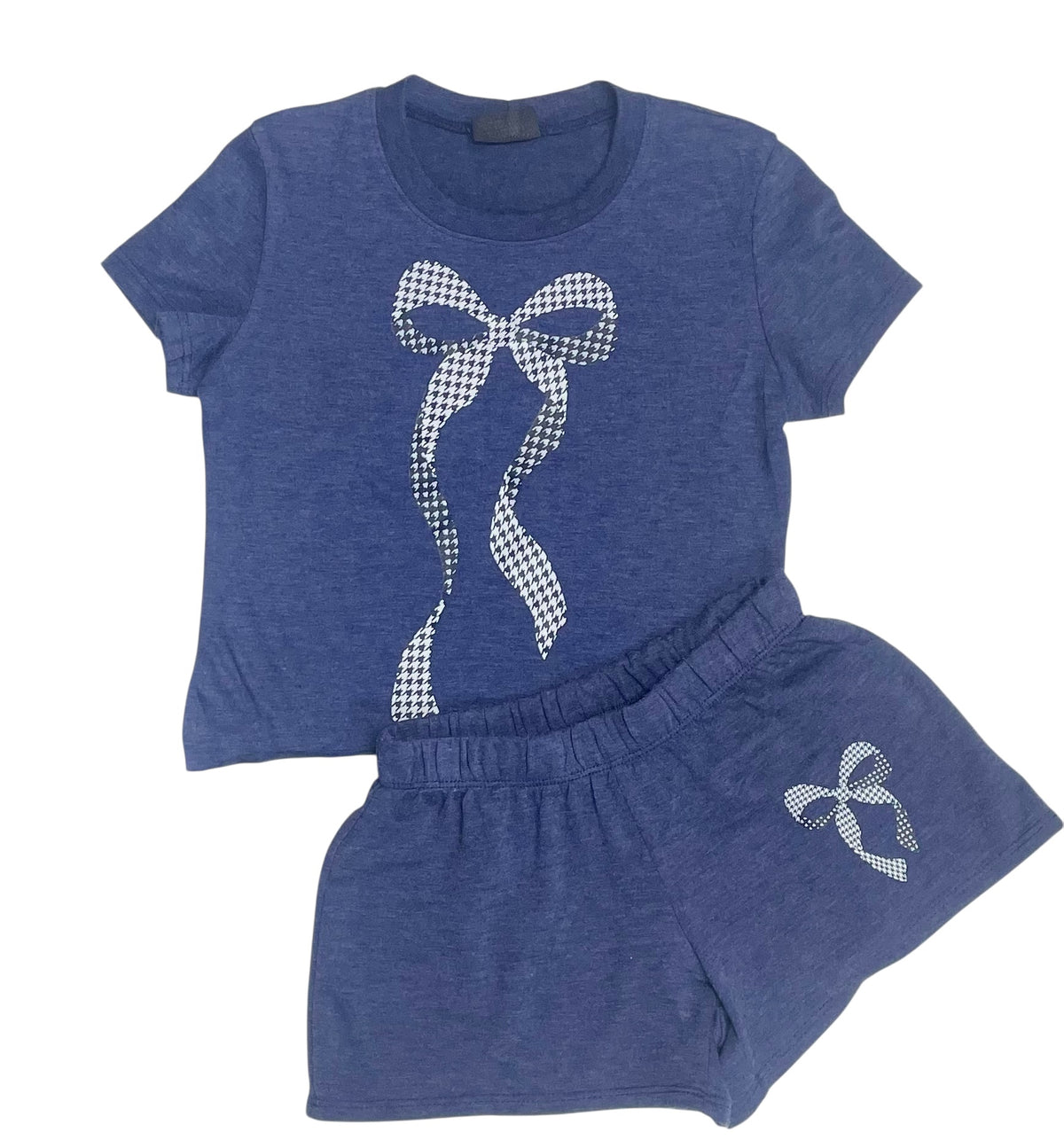 Firehouse NY Girls Navy Coquette Bow Short