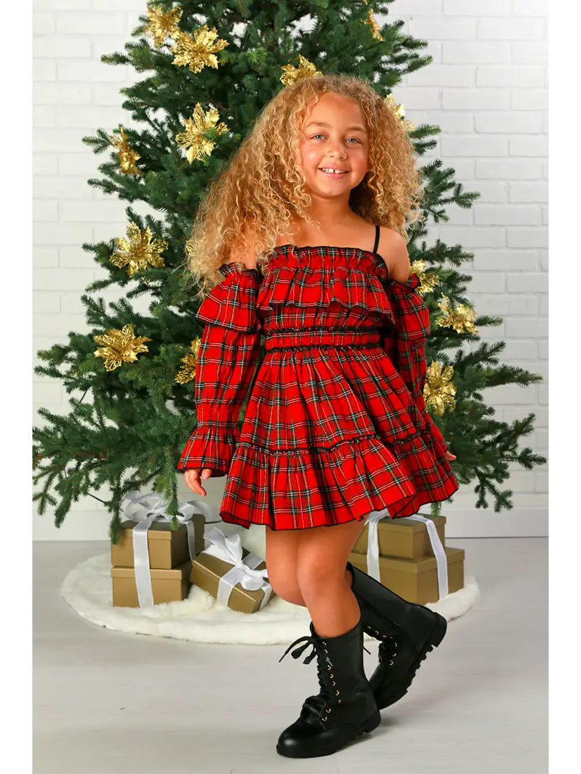 Ooh! La, La! Couture Avery Plaid Dress