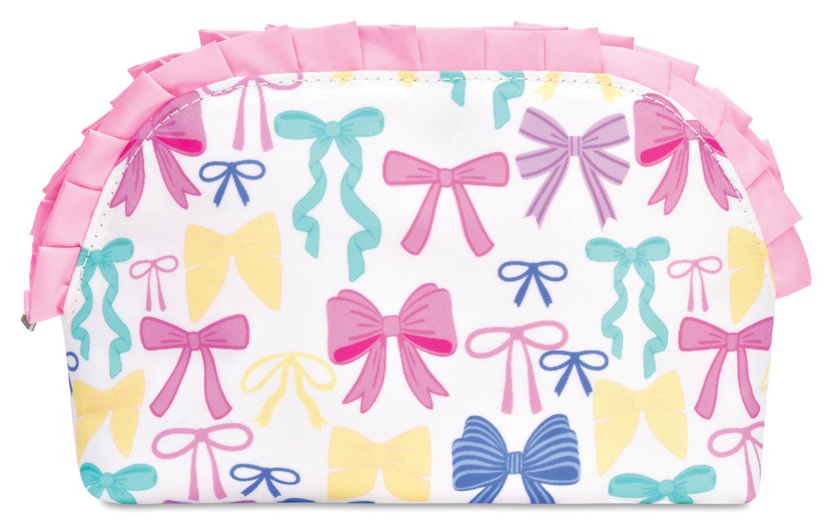 Iscream Pretty Bows Oval Cosmetic Bag