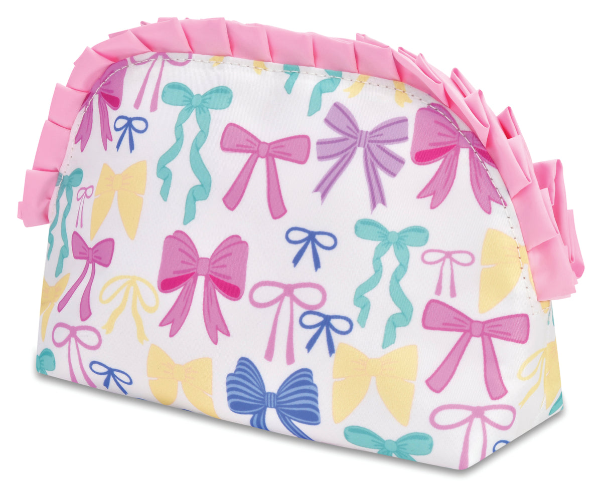 Iscream Pretty Bows Oval Cosmetic Bag