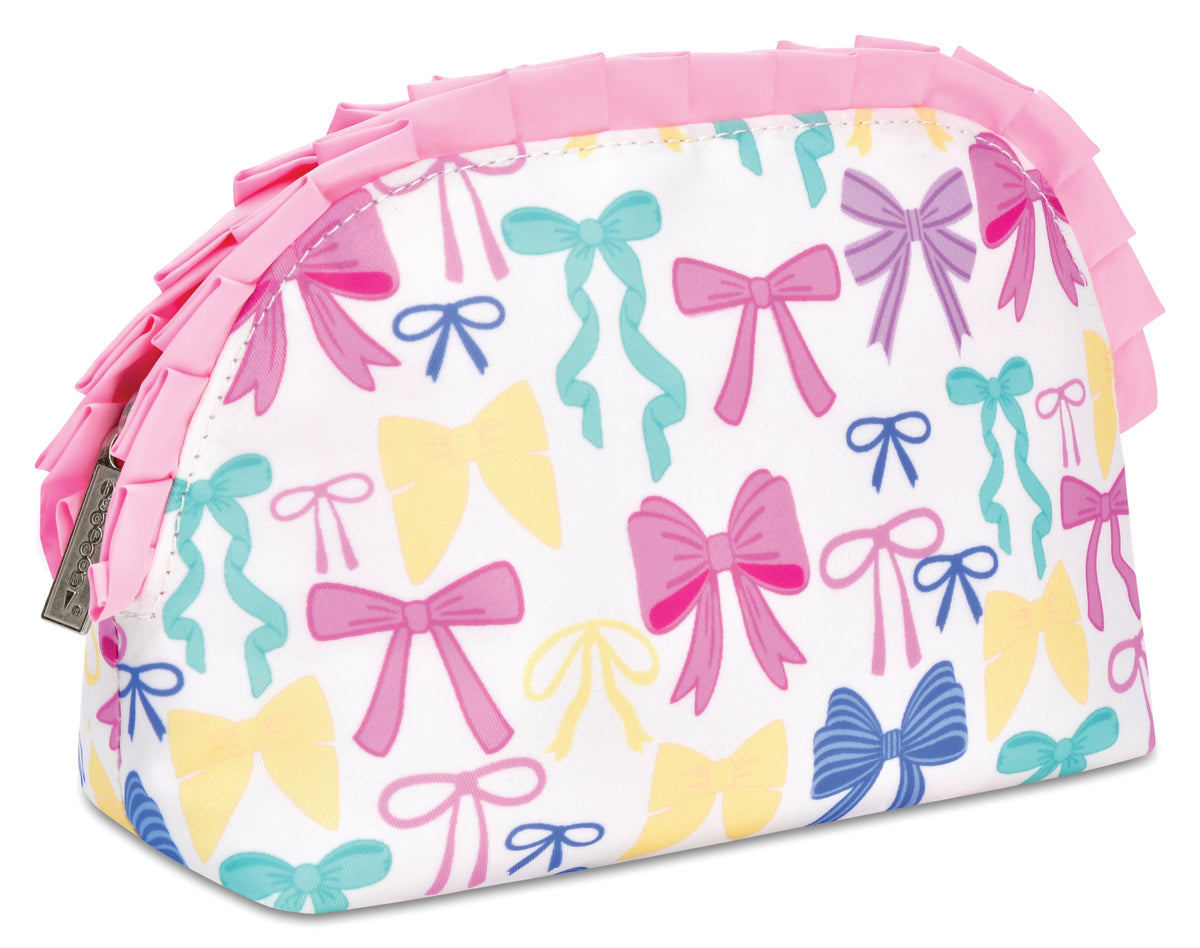Iscream Pretty Bows Oval Cosmetic Bag