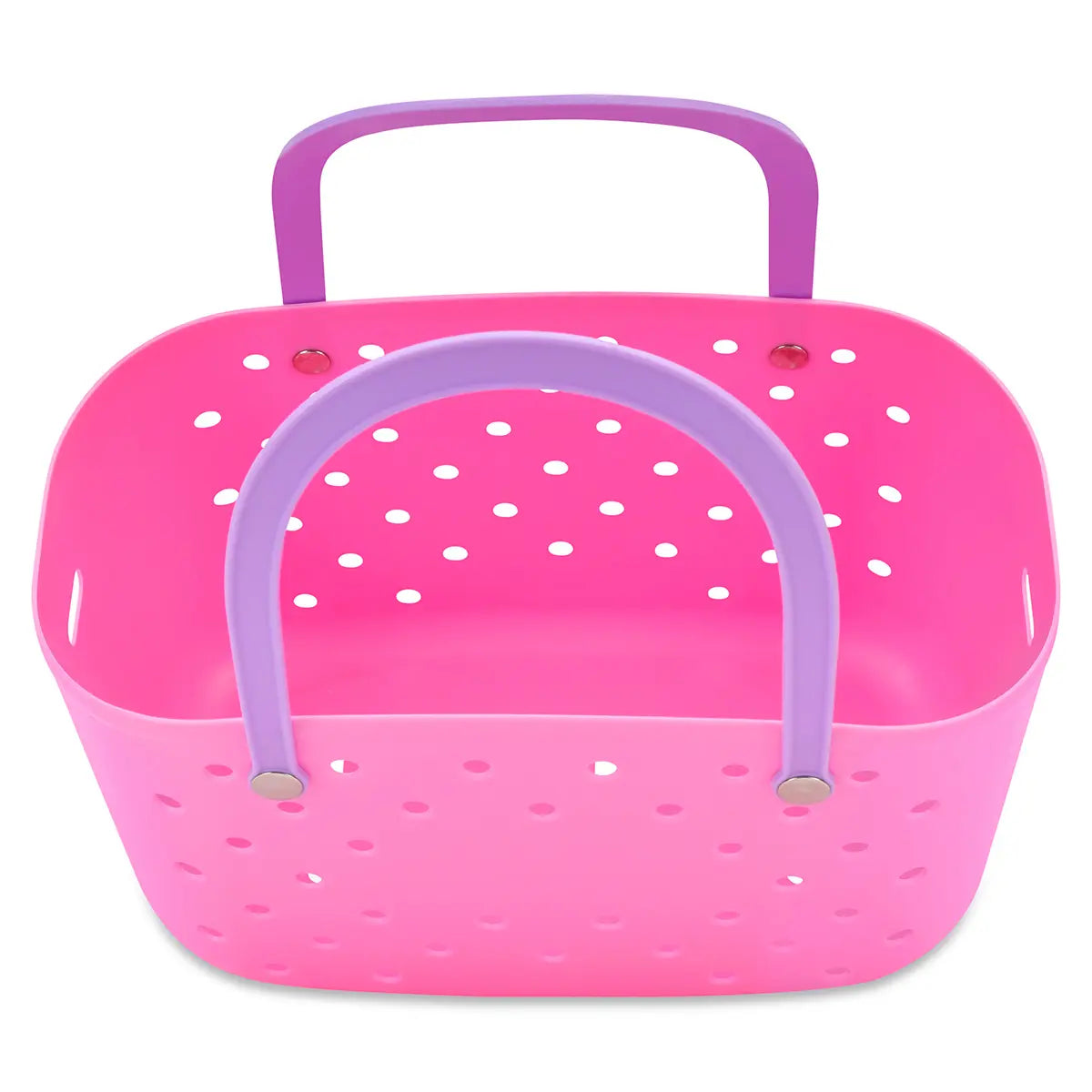 Iscream Pink & Lavender Handled Basket