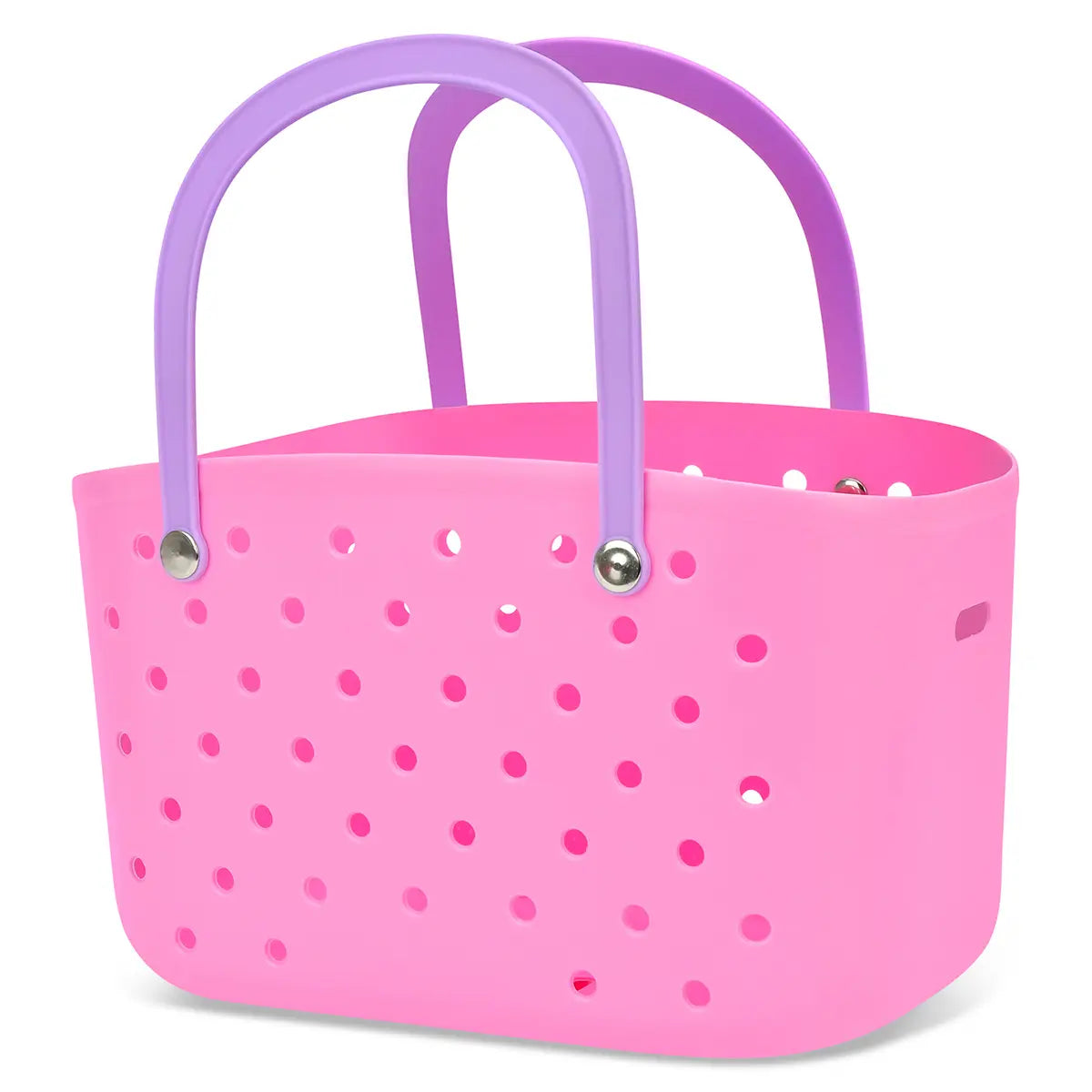 Iscream Pink & Lavender Handled Basket