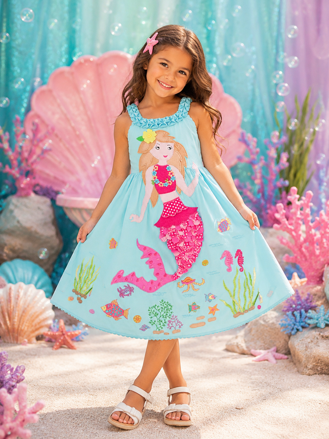 Cotton Kids Mermaid Dress 3