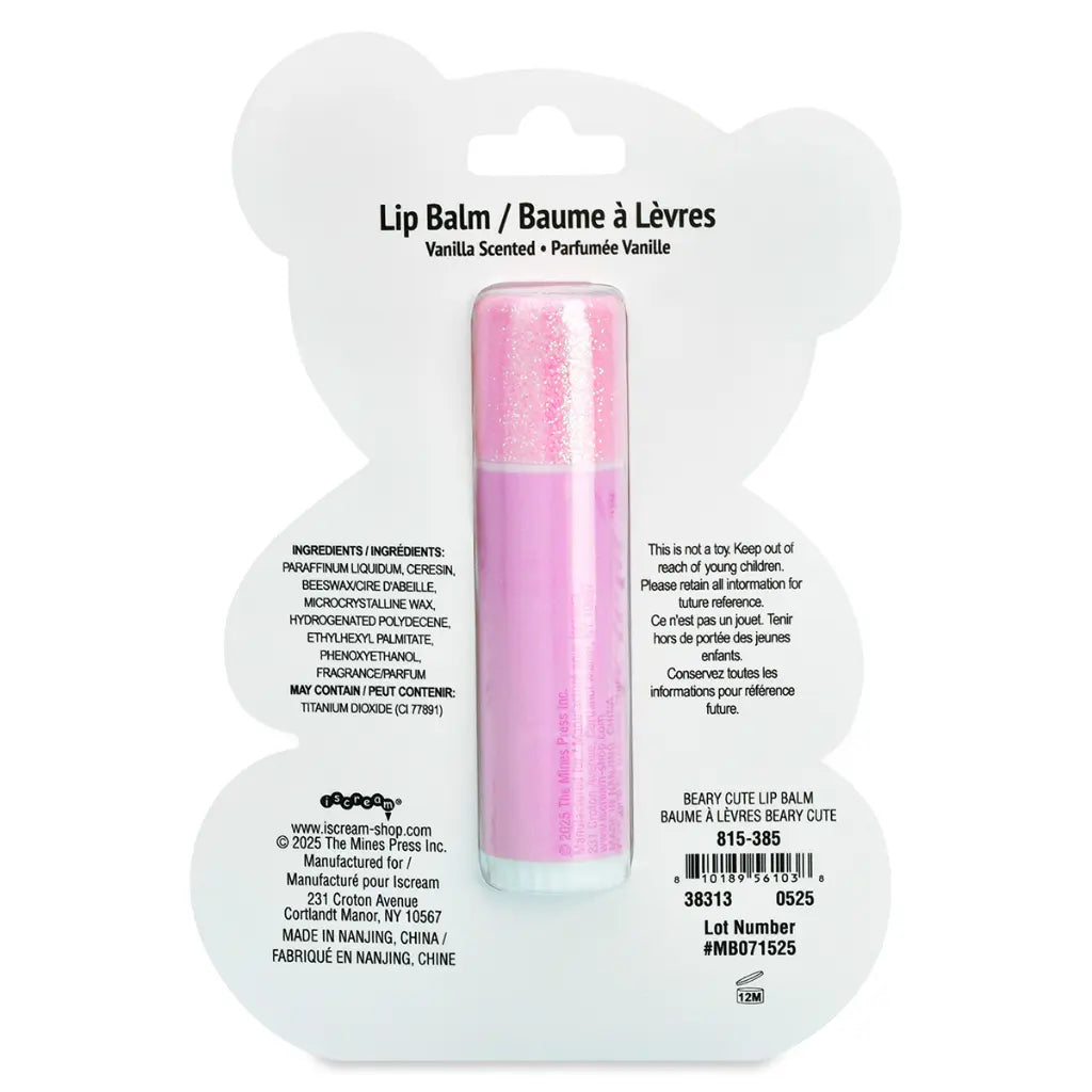 Iscream Beary Cute Jumbo Lip Balm