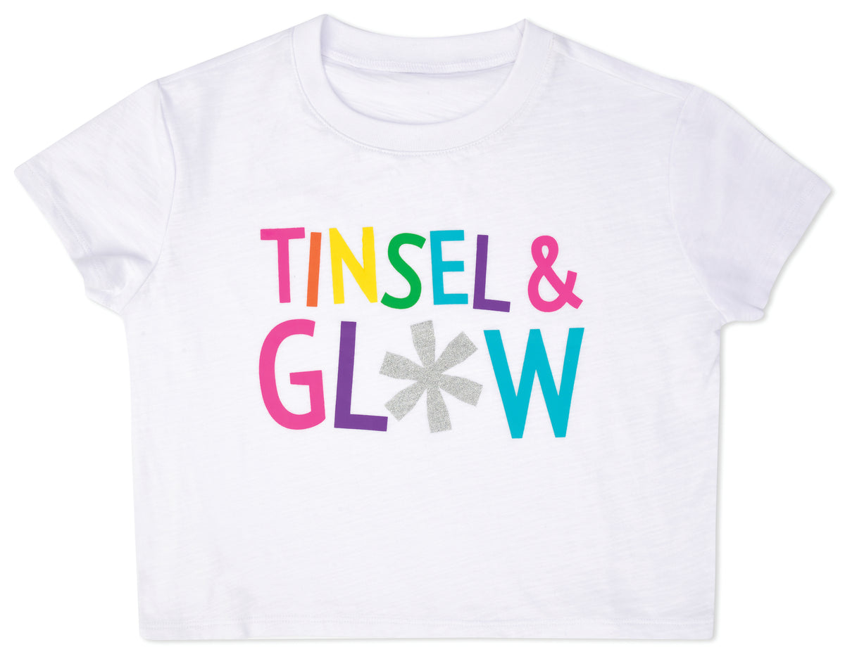 Iscream Tinsel &amp; Glow Boxy Tee *Kids &amp; Adults*