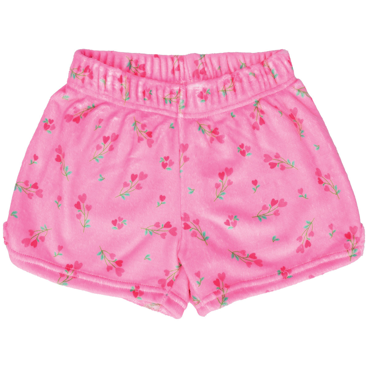 Iscream &amp; Theme Sweet Pink Heart Floral Plush Short * Preorder *