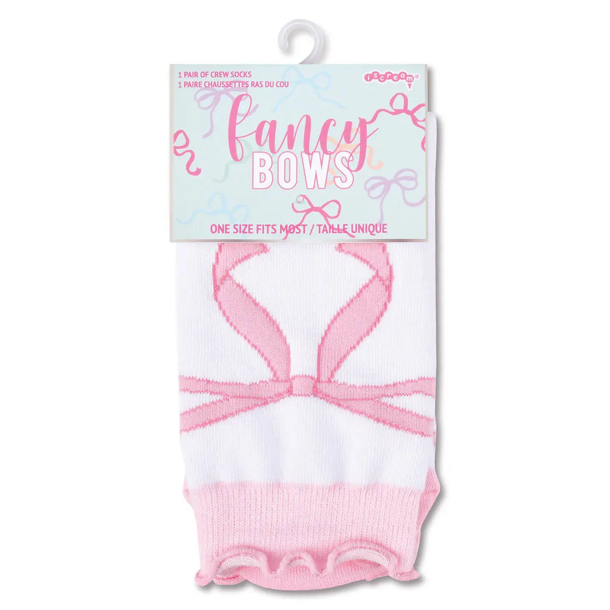 Iscream Pink Bow Socks