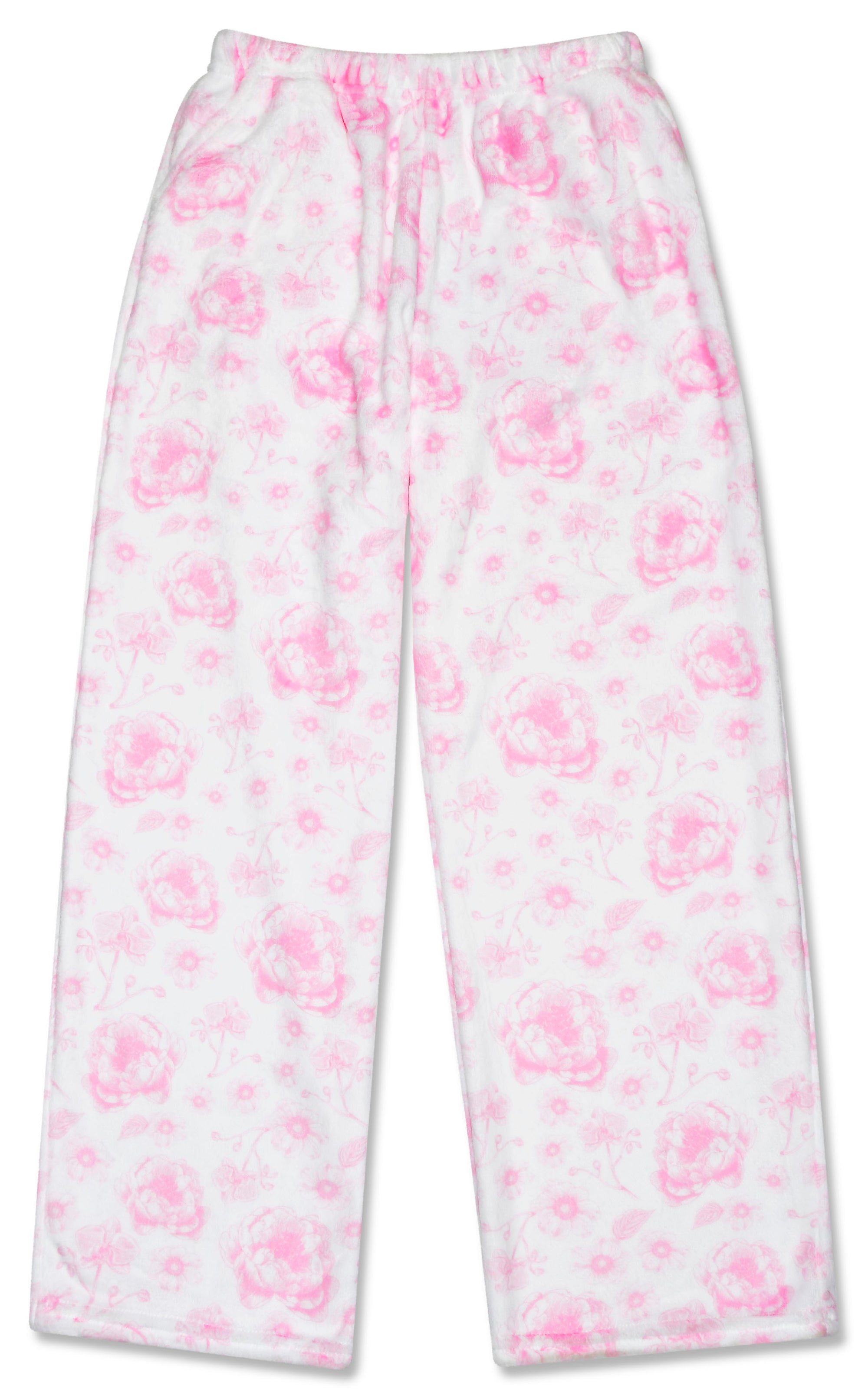 Iscream Pretty Pink Toile Plush Pants