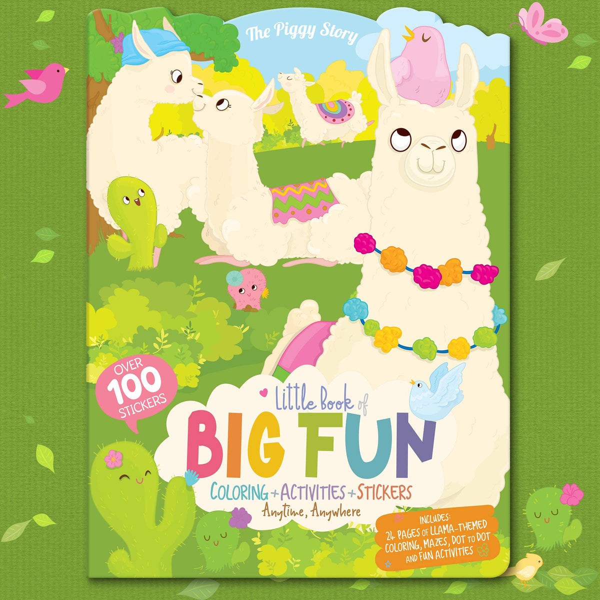 Glama Mini Llama Activity Book &amp; Stackable Crayon Gift Pack