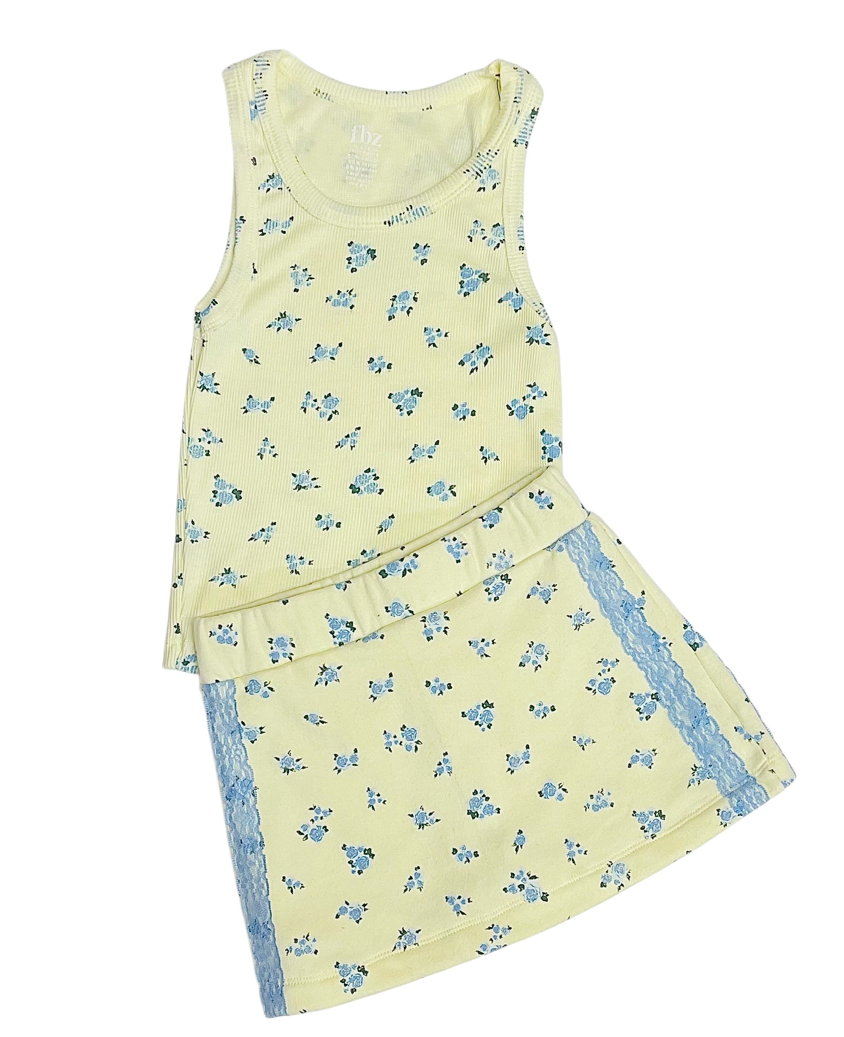 Flowers By Zoe Tween Butter Rose Print Tank