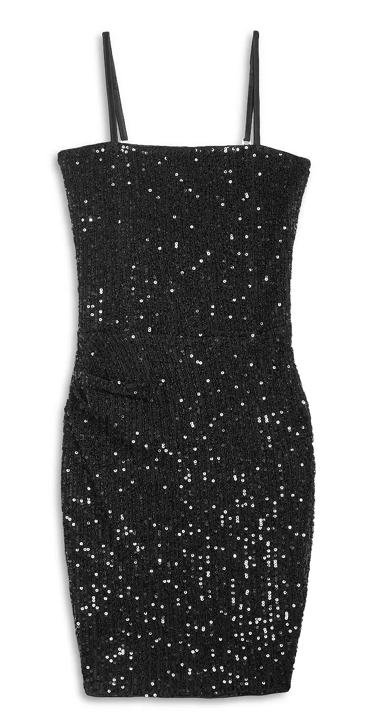 KatieJ NYC  Maddy Sequin Dress - Black