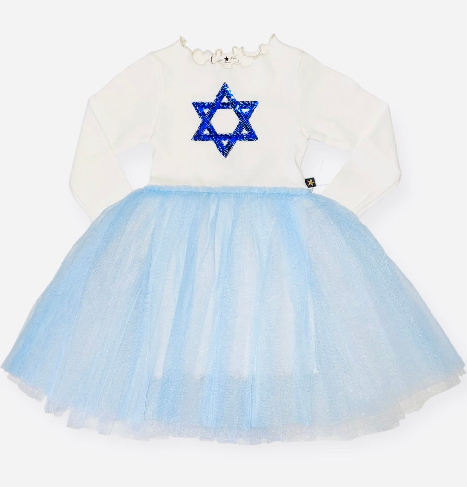 Petite Hailey Hanukkah Star Dress