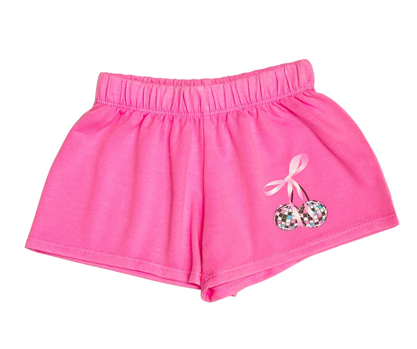 Firehouse Girls Carlee Clay Tennis Bow Fleece Shorts