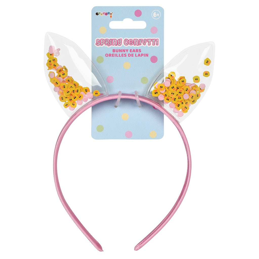 Iscream Spring Confetti Bunny Ears Headband