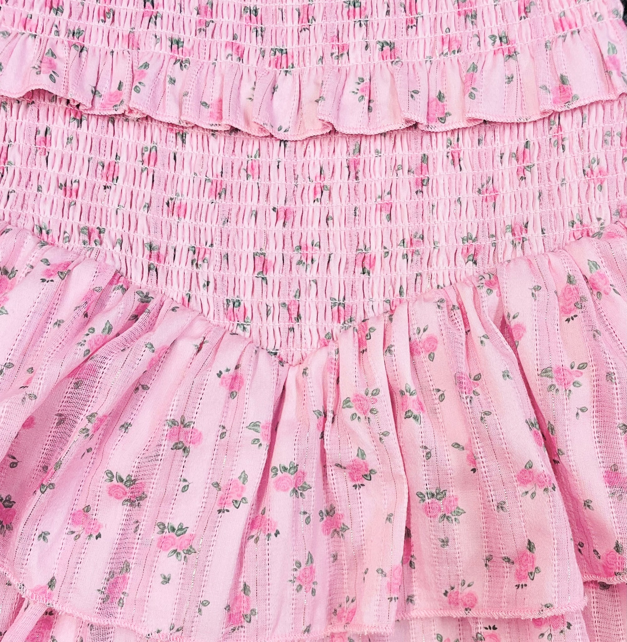 KatieJ NYC Tween Emerson Dress - Blush Rose Ditsy