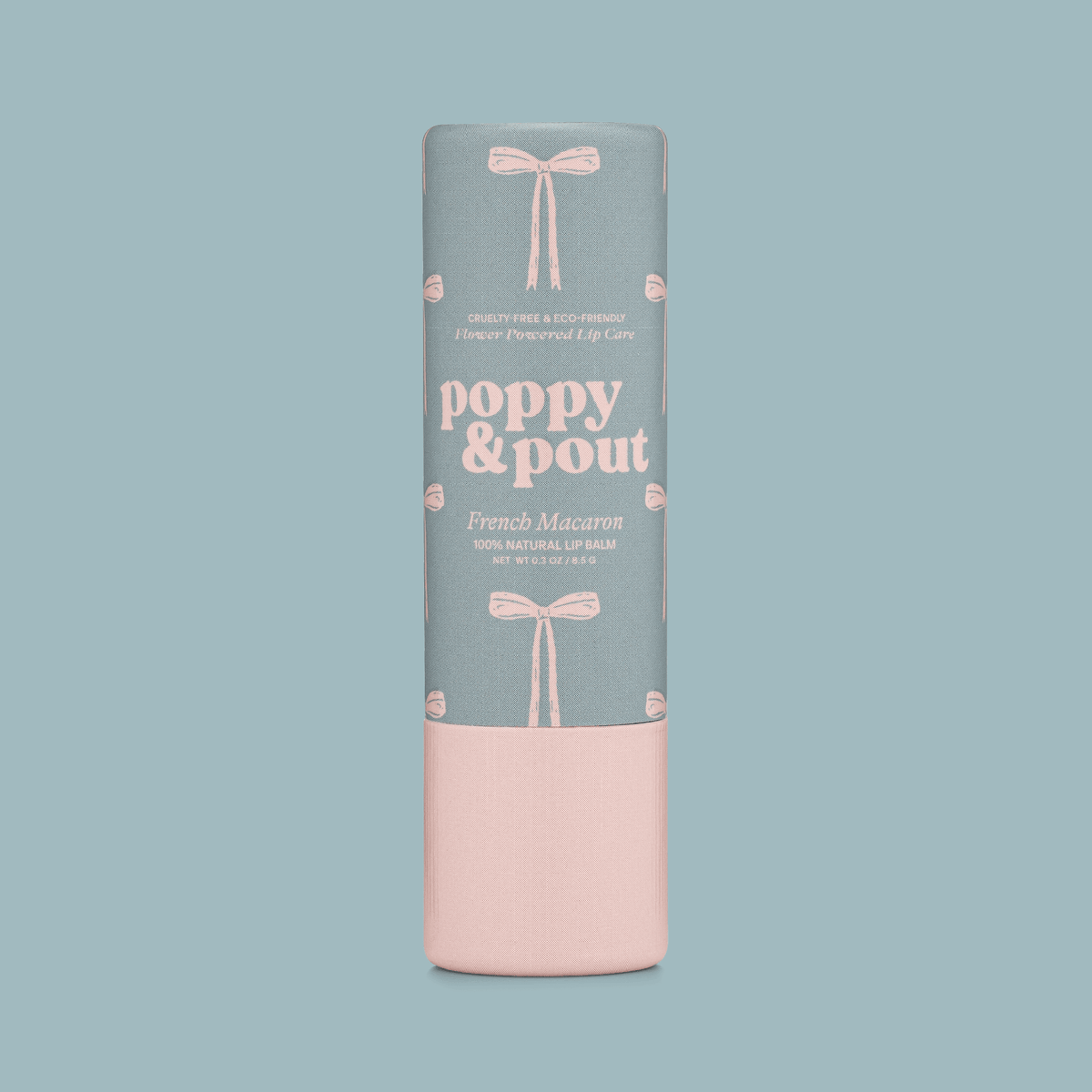 Poppy &amp; Pout All Natural Lip Balm- Coquette French Macaron