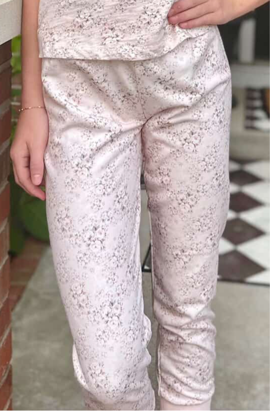 Summer Loving Floral Print Bardot Sweatpant