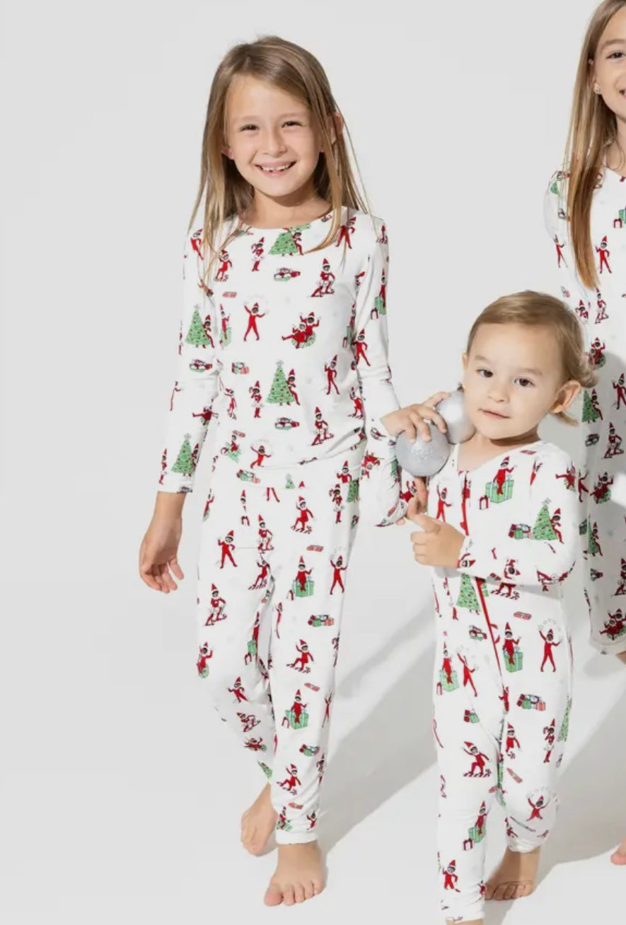 Elf On A Shelf Bamboo Pajama Set