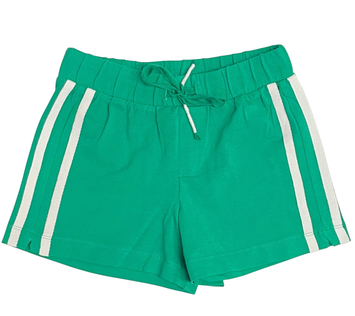 Paper Flower Tween Green Knit Side Stripe Short