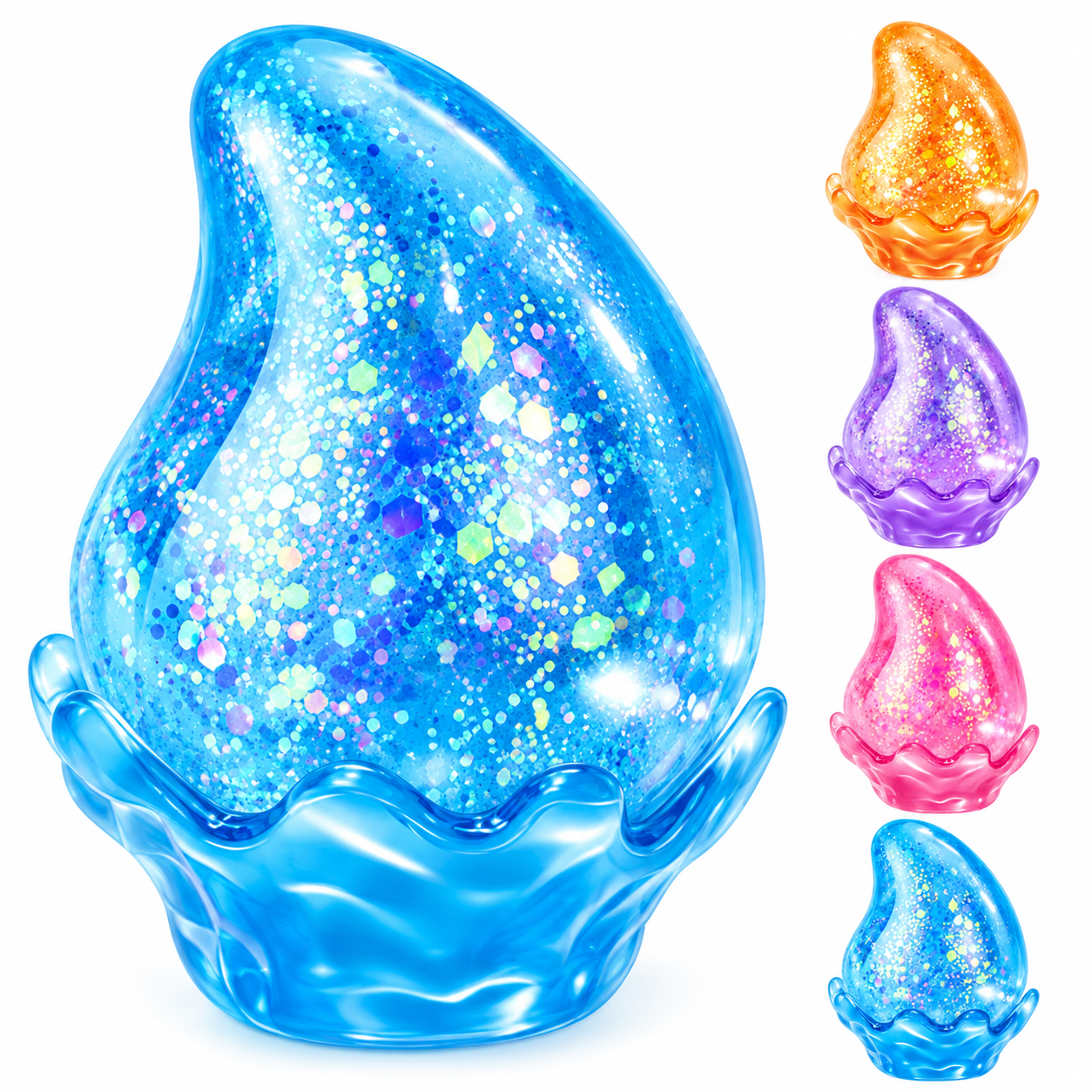 Large Raindrop Squishy Toy