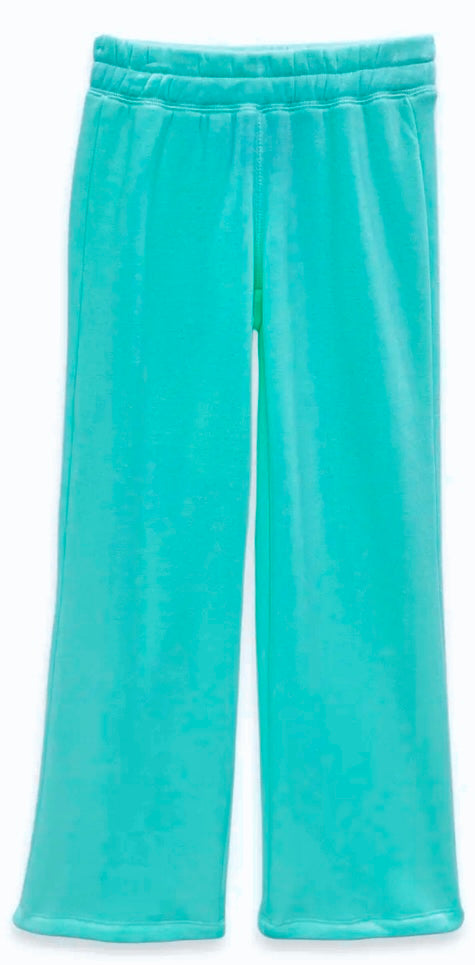 KatieJ NYC Dylan Wideleg Sweatpant- Jade