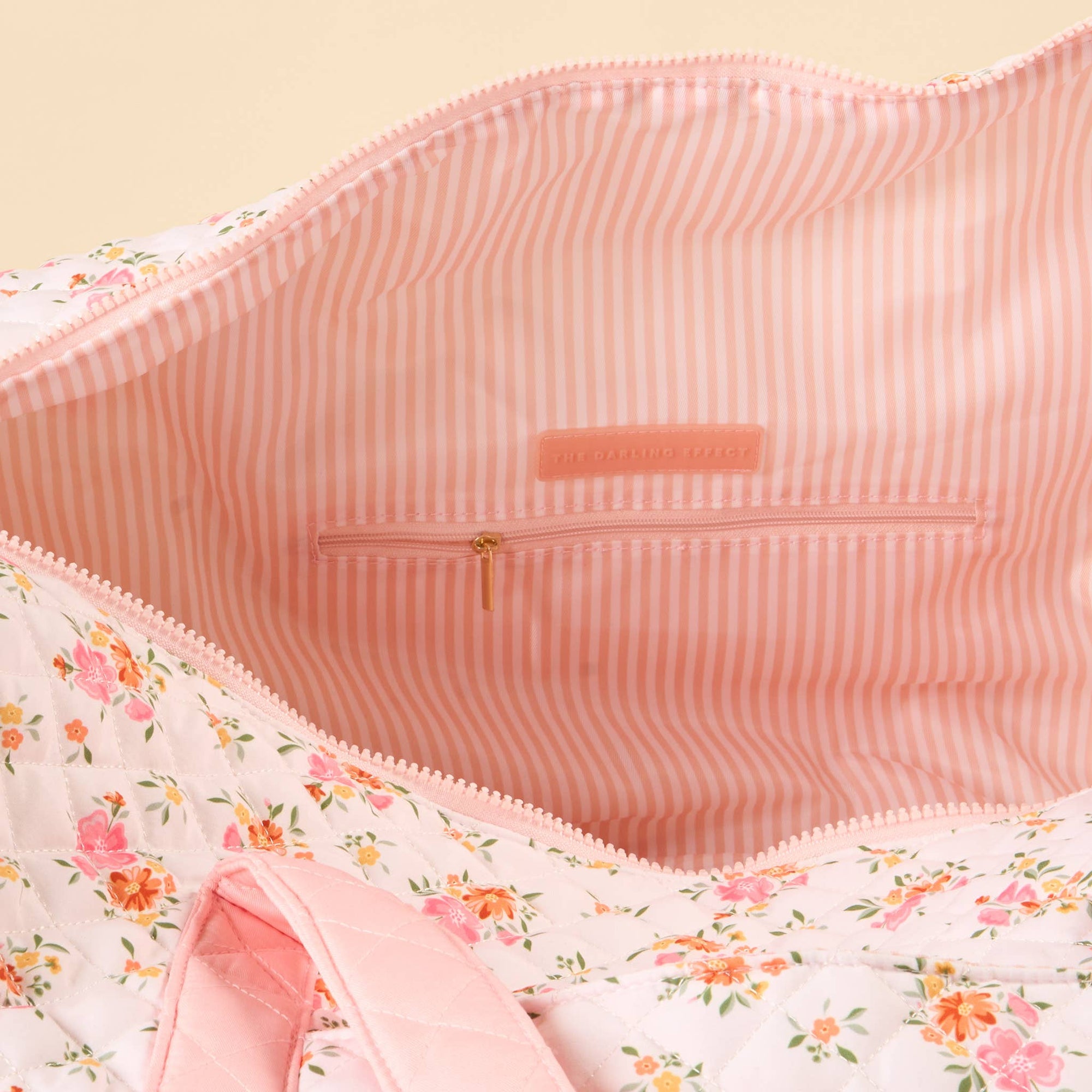 Quilted Weekender Bag-Endless Daydream Cream