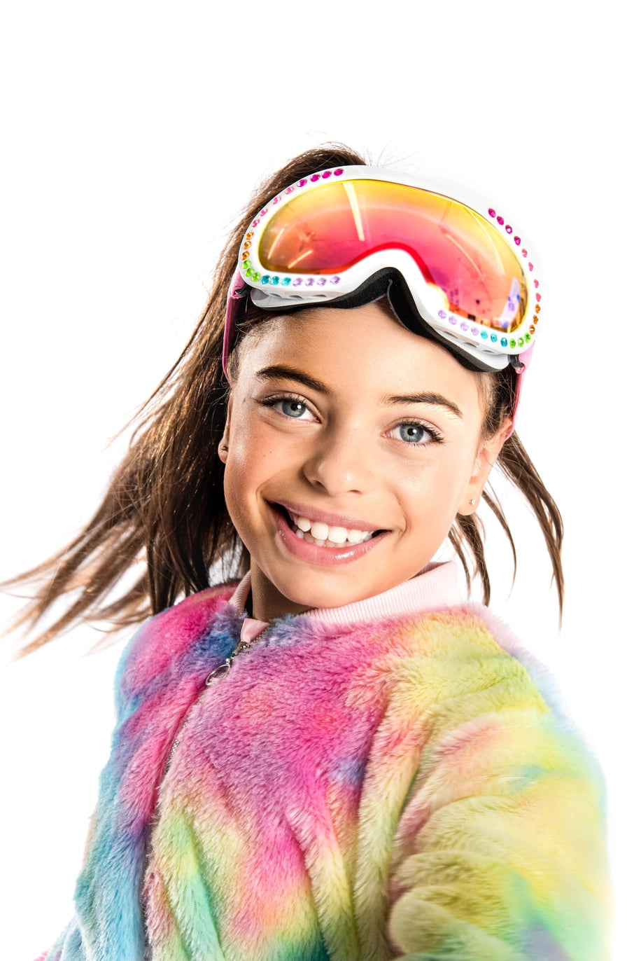 Bling2o Anti-Fog UV Protection Ski Goggles- Stones of Rainbow