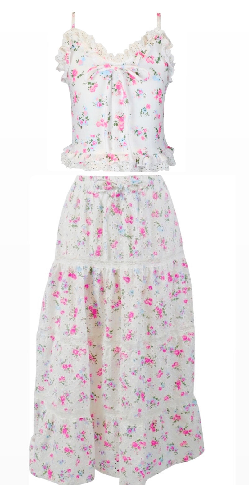 Flowers By Zoe Floral Bouquet & Eyelet Top