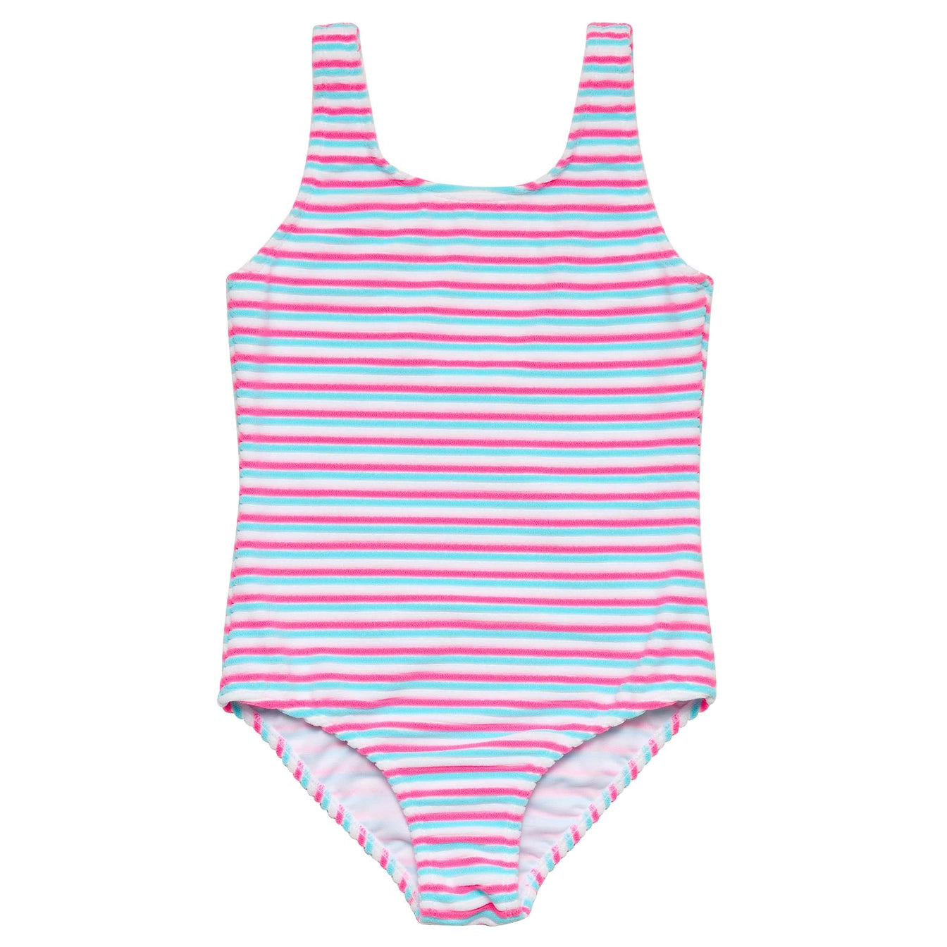 Snapper Rock Sorbet Stripe Tween Scoop 1pc Swimsuit