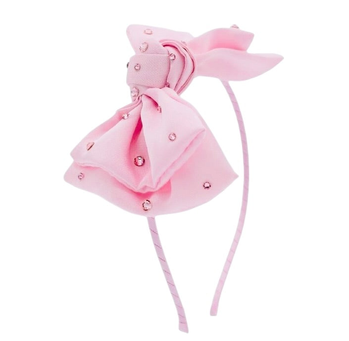 Diadema con chispas de confeti blanco de Bari Lynn