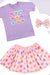 Sweet Wink Candy Hearts Valentine's Day Tee - Lavender
