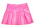 Flowers By Zoe Bubblegum Pink Pleated Pleather Skort * Built in Shorts*