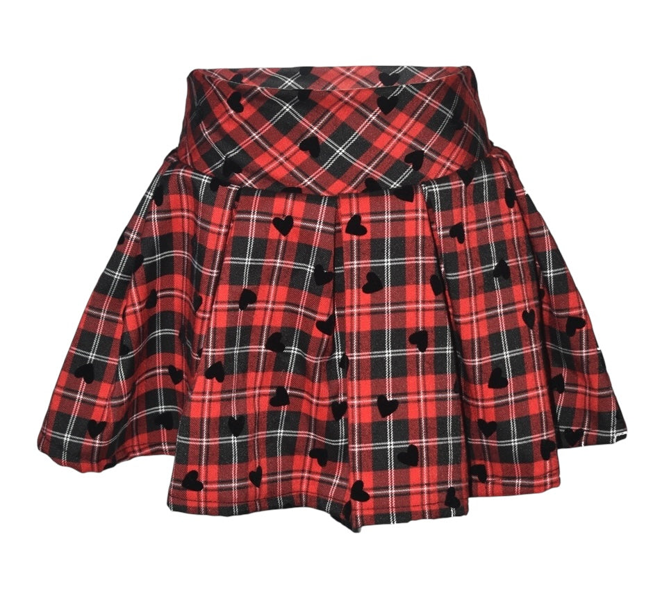 Flowers By Zoe Tartan Plaid Skort