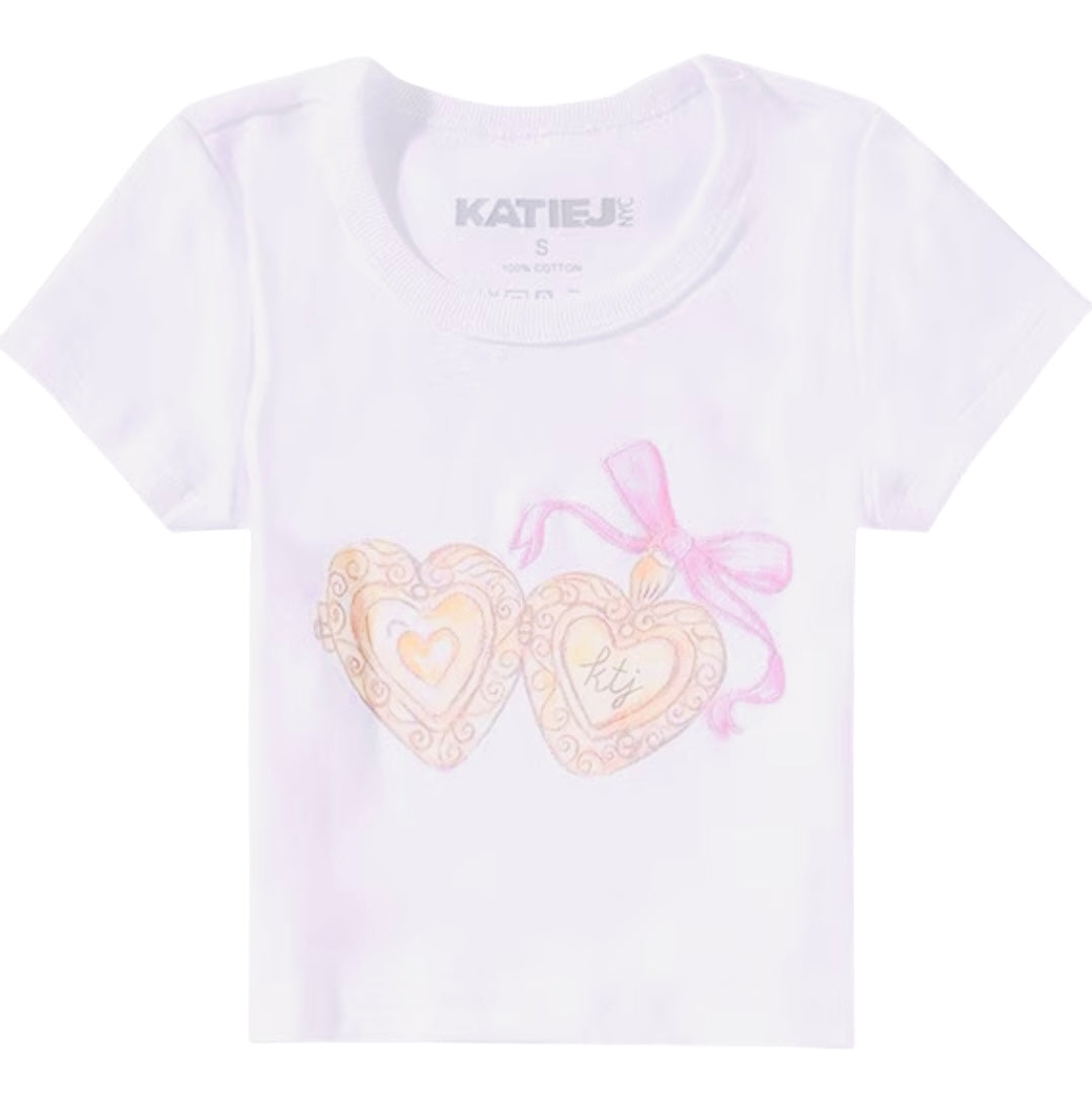 KatieJ NYC Tween Locket Baby Tee