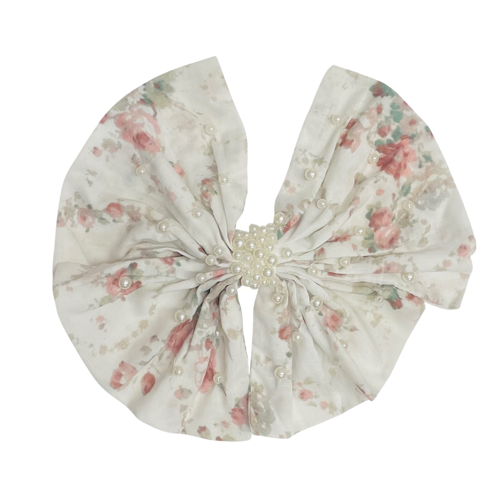 Ooh! La, La! Couture Bow Hair Clip-Shabby Chic Floral