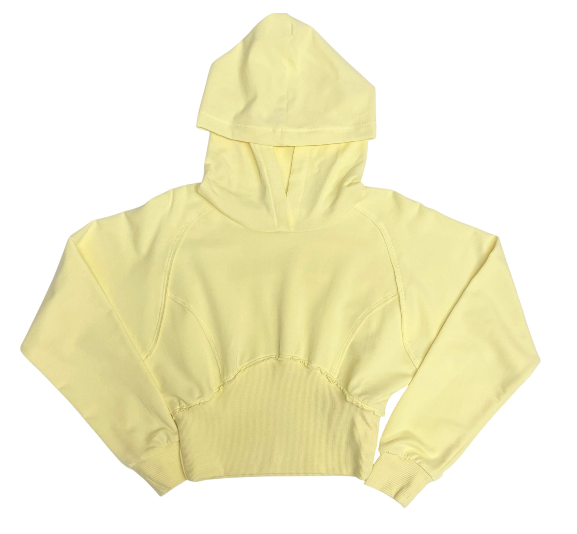 Tenly Tween French Terry Dolman Hoodie - Lemon Drop