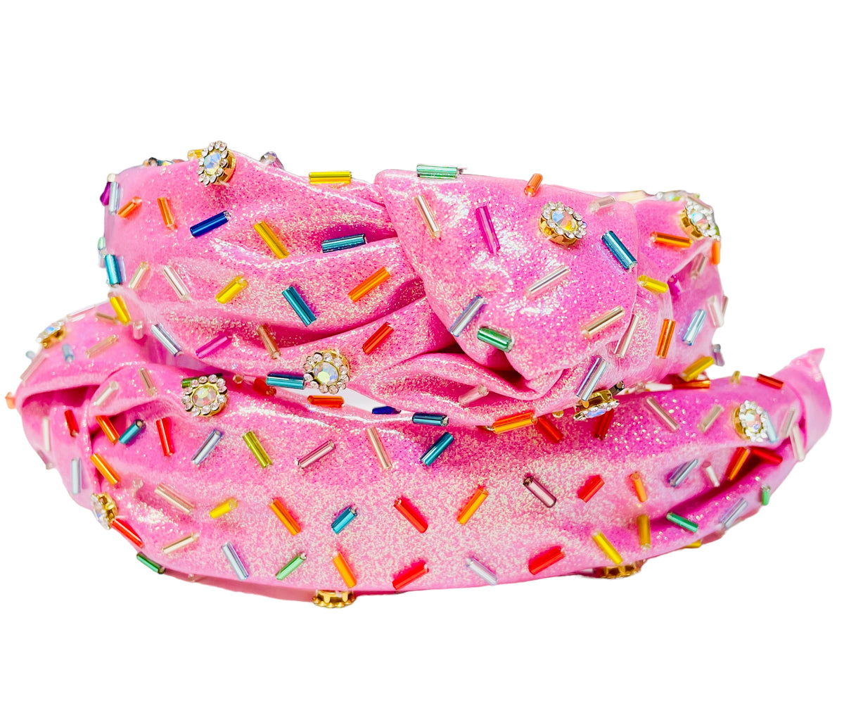 Bari Lynn Pink Shimmer Sprinkles Headband