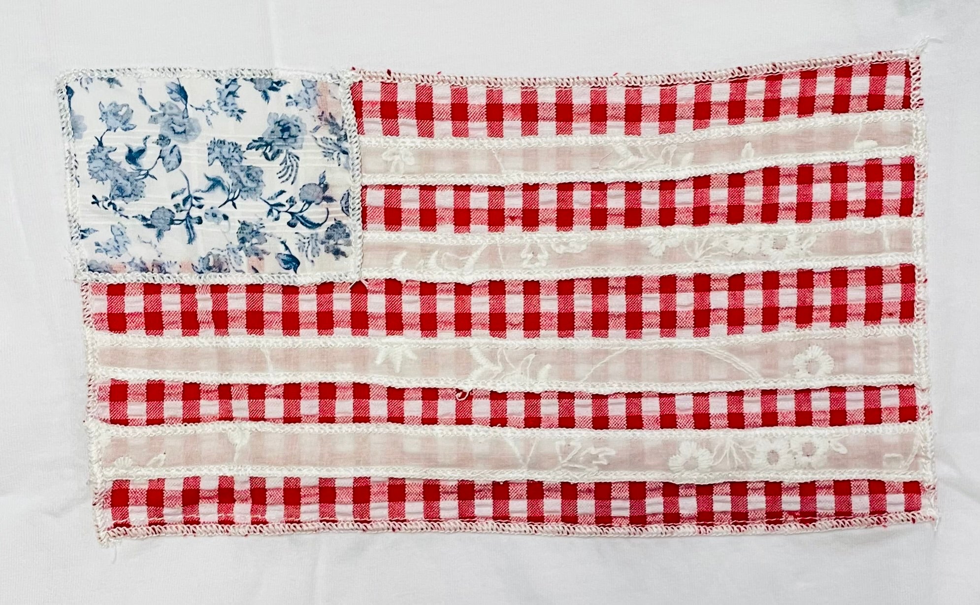 KatieJ NYC Americana Flag Crop Tee for Tween Girls
