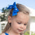 Be Girl Clothing Home Of The Brave Bitty Bow - Blue Stars
