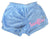 Made With Love & Kisses Swiftie Fleece Short - Baby Blue