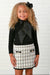 Petite Hailey Black Bow Nova Top