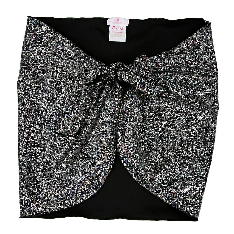 Piccoli Principi Charlotte Swimsuit Cover Up - Black Glitter