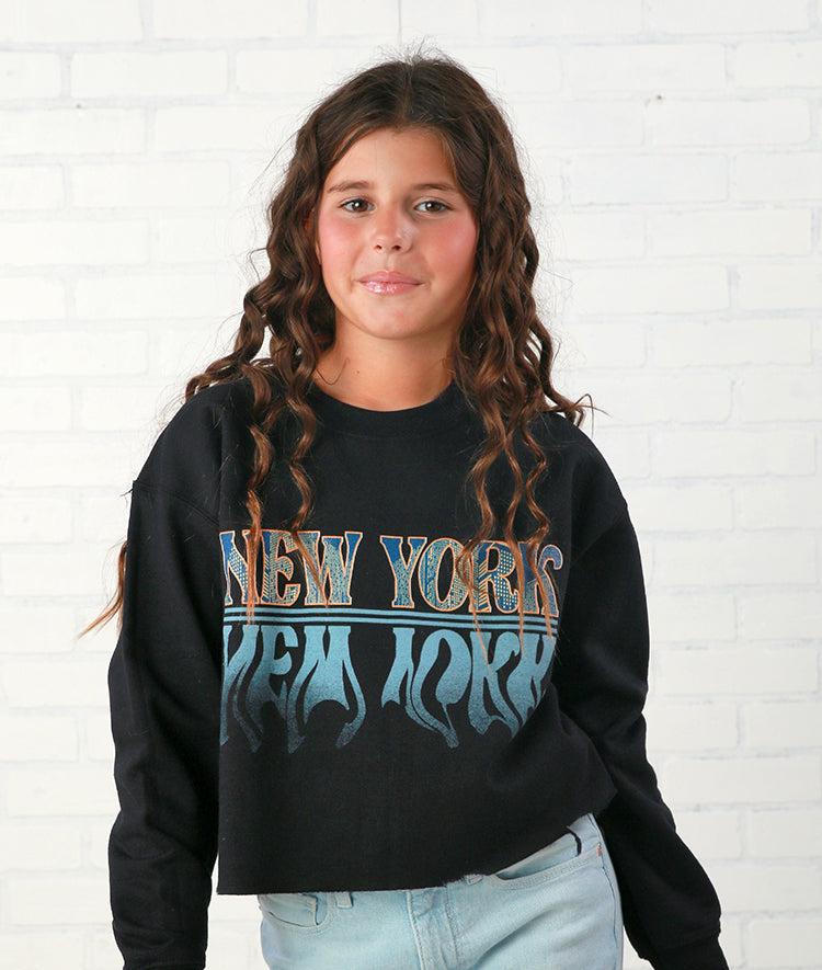 Prince Peter Black NYC Mirror Sweatshirt