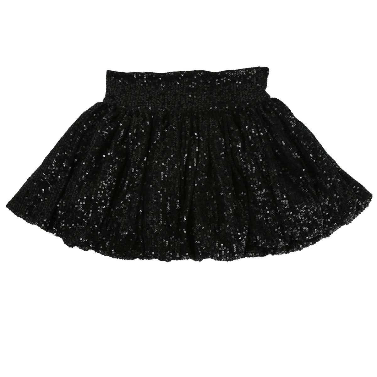 Flowers By Zoe Black Sequin Bow 2pc Skirt Set