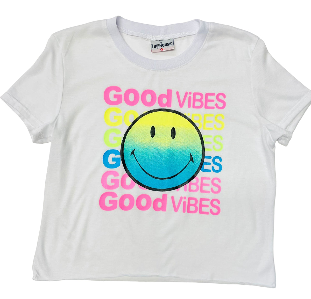 Firehouse Clothing Good VIbes Tee-  White