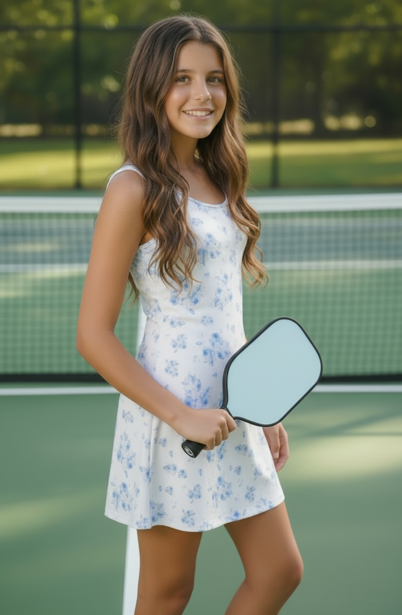 girls athletic dress USA Chic 2T Daily leisure Girls' Athletic Tennis Dress Double